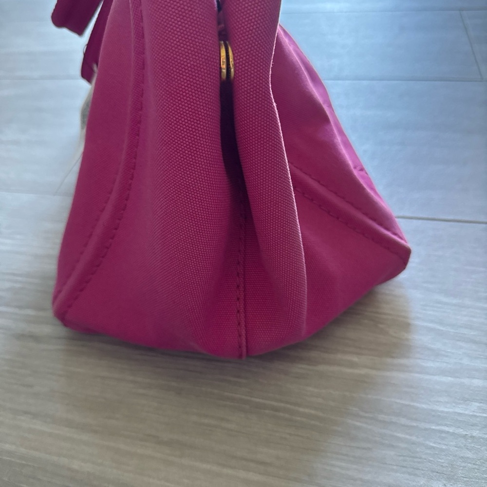 Prada Fuchsia Canvas Tote - Picture 6 of 8